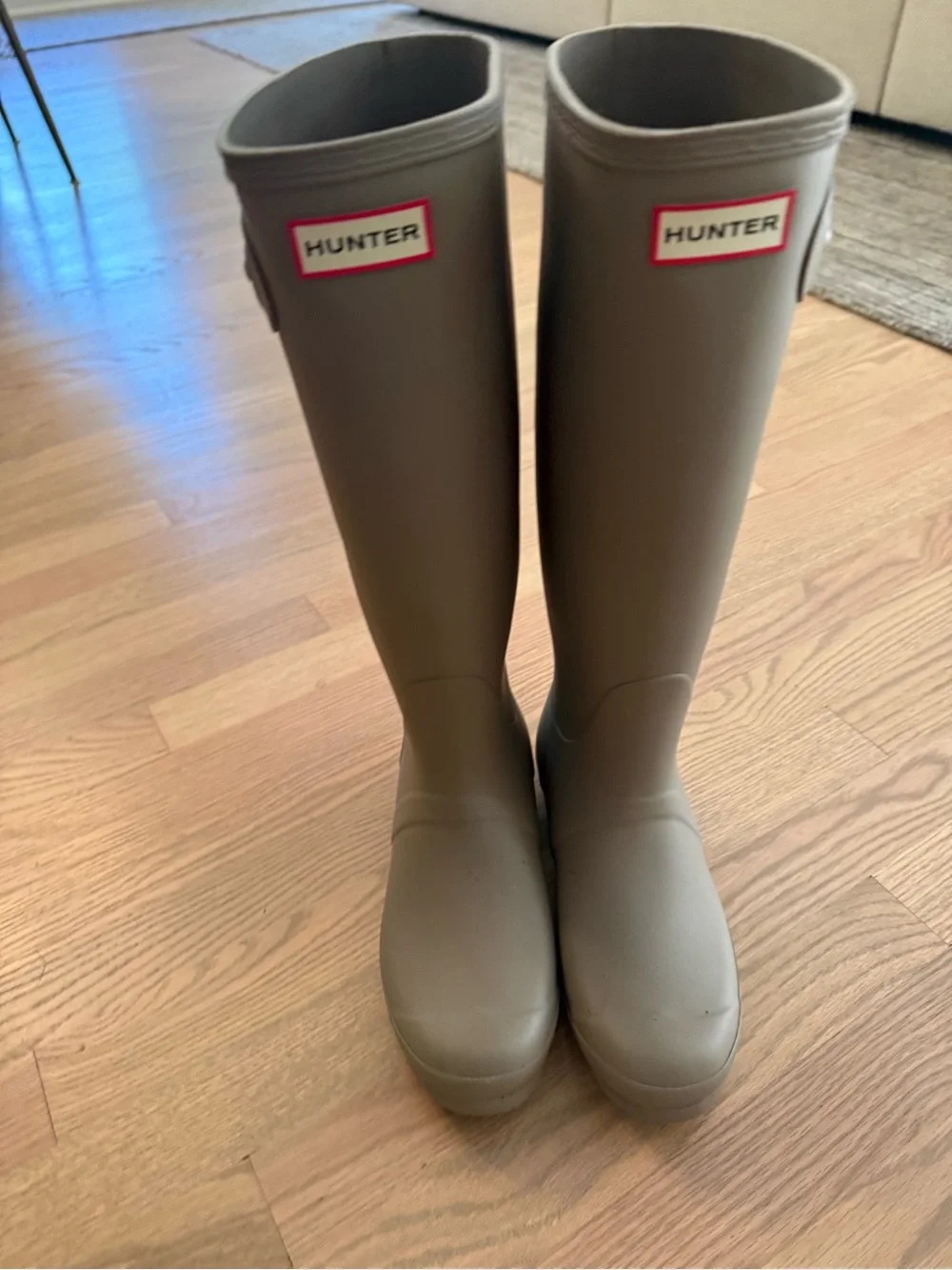 Hunter Tall Rain Boots in Gray